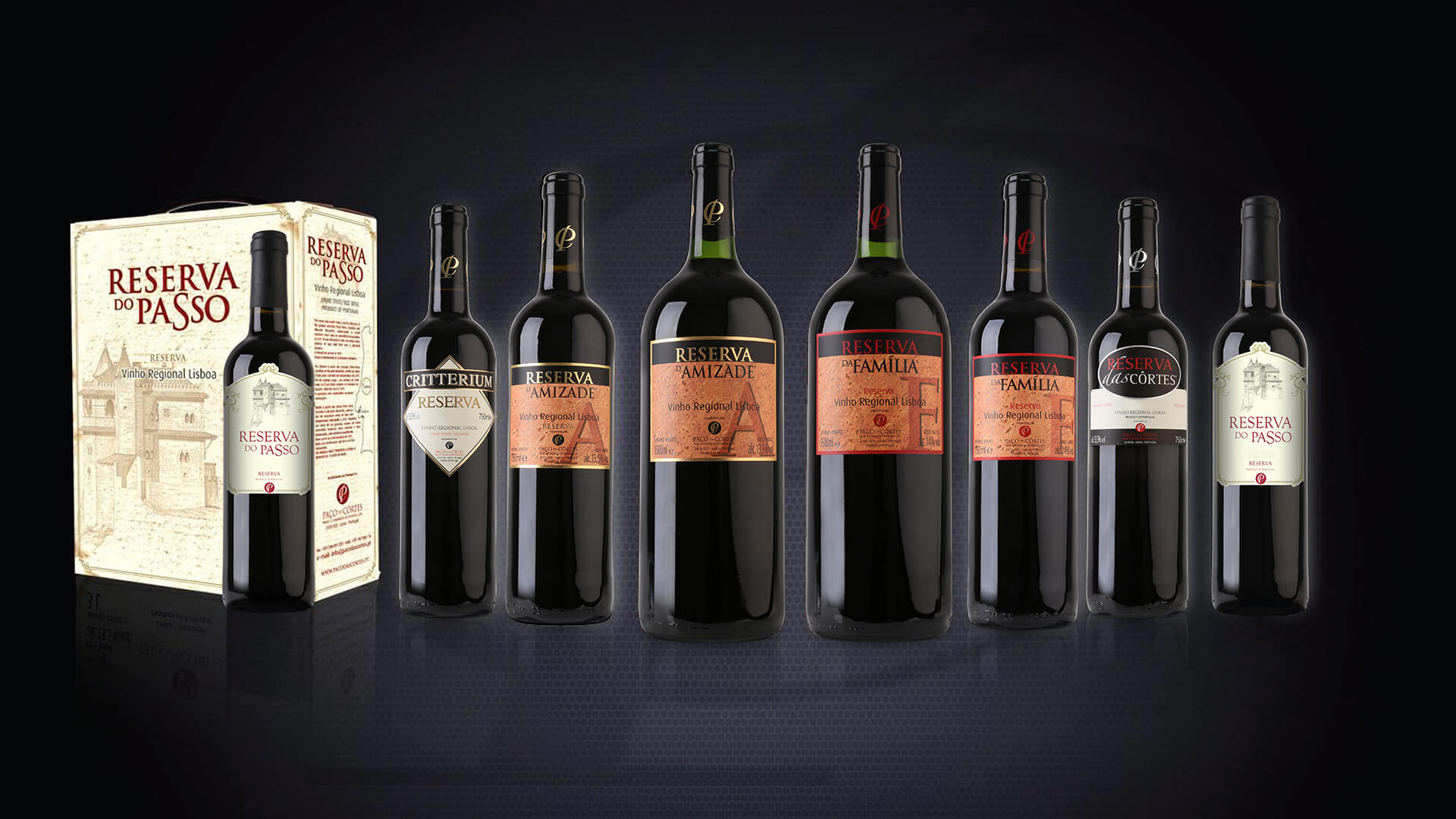 Todos os Vinhos Tintos Regionais de Lisboa da Paço da Côrtes